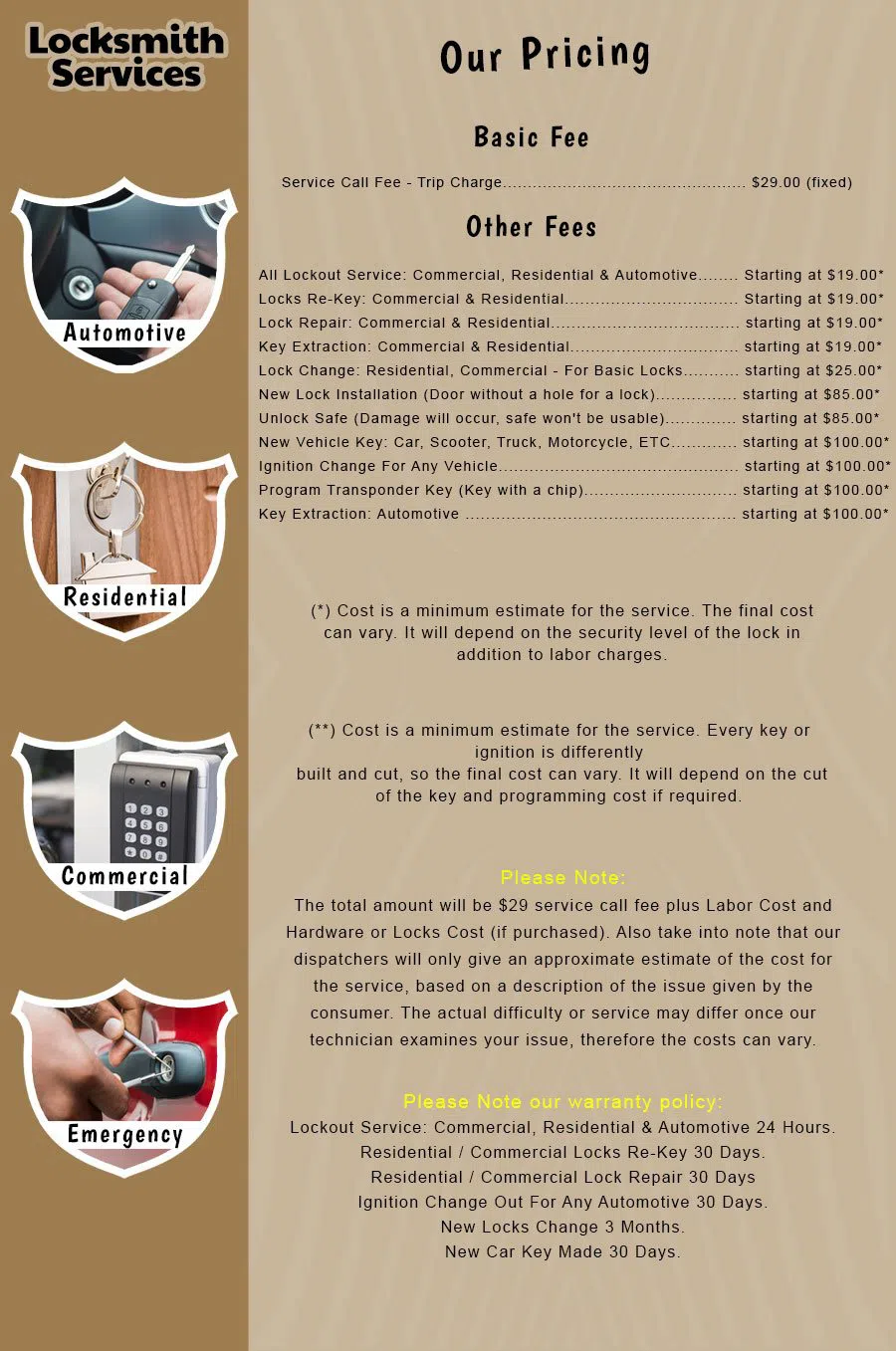 Elite Locksmith Services Houston, TX 713-357-0750